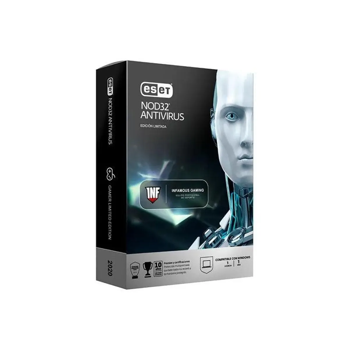 ESET - Eset Nod32 Infamous Edition - Seguridad Total Para Tu Pc, Protección Avanzada Y Ligera