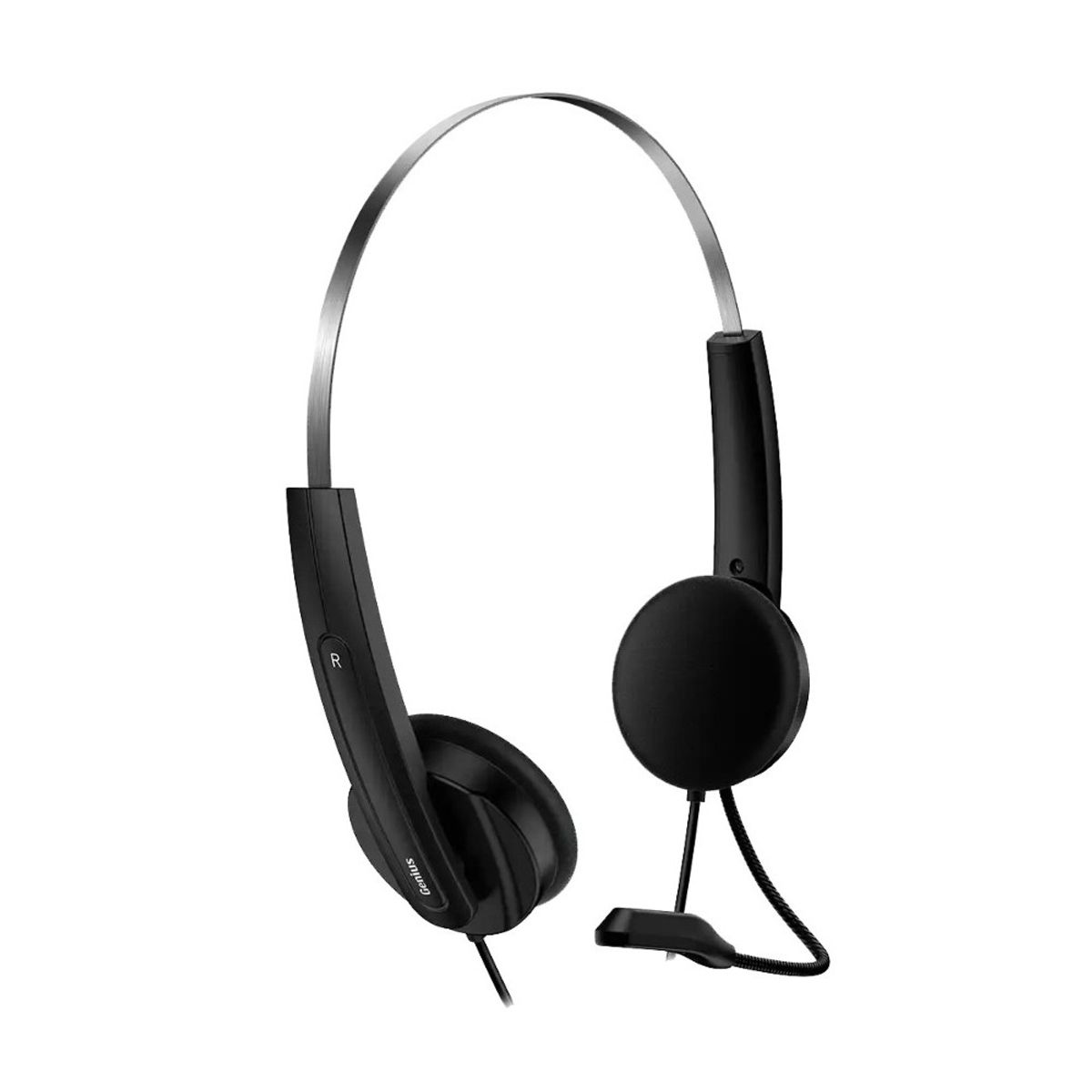 GENIUS - Audífonos Genius Hs-220U Con Micrófono, Conectividad Usb-C, Color Negro, Diseño Cómodo Y L