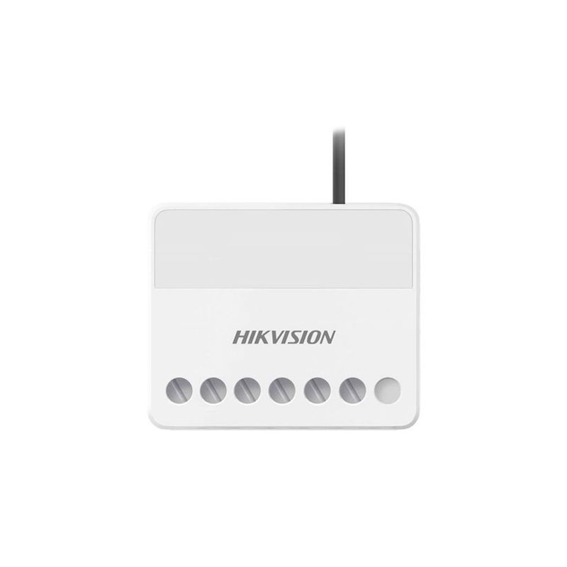 HIKVISION - Módulo De Relé Hikvision Ds-Pm1-O1L-Wb Alto Rendimiento Y Fácil Instalación Para Segurida