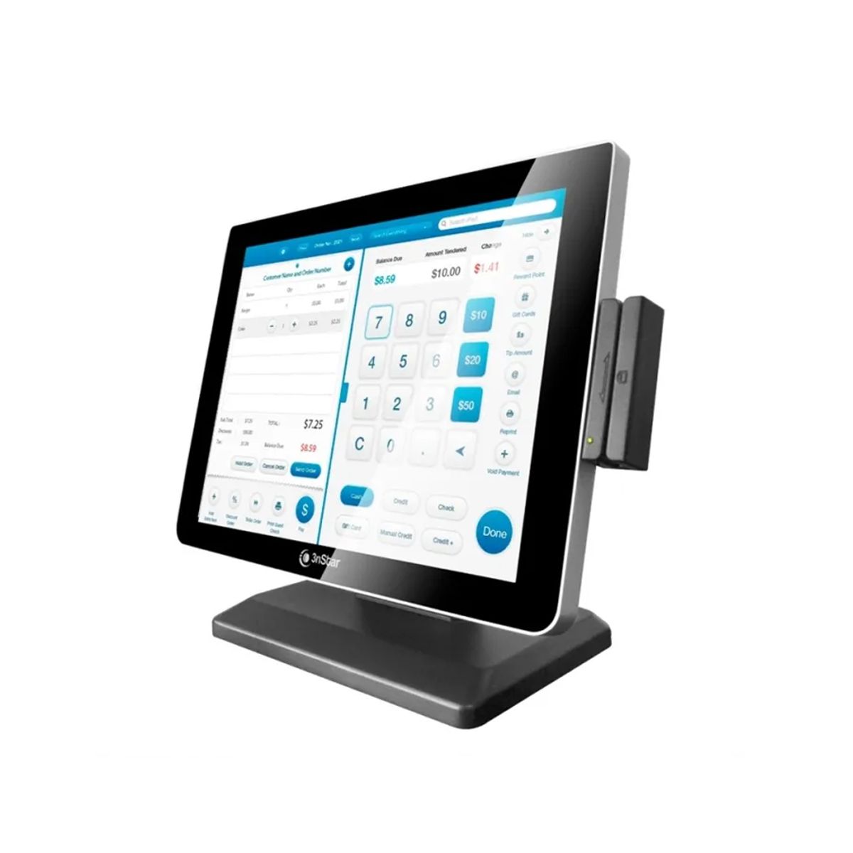 3NSTAR - Monitor Táctil 15" 3Nstar Tcm010Vh - Lcd Capacitivo, 6Ms, 10 Puntos Multi-Táctil, Hdmi, Us