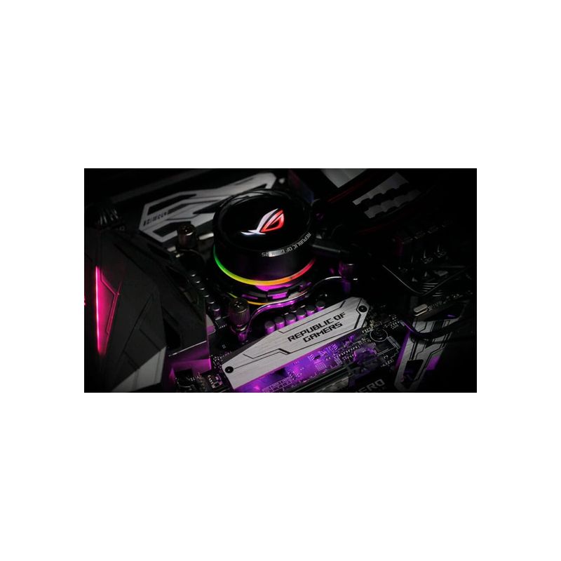 ASUS - Cooler Líquido Cpu Asus Rog Ryuo 120 Oled - Refrigeración Eficiente Y Diseño Elegante