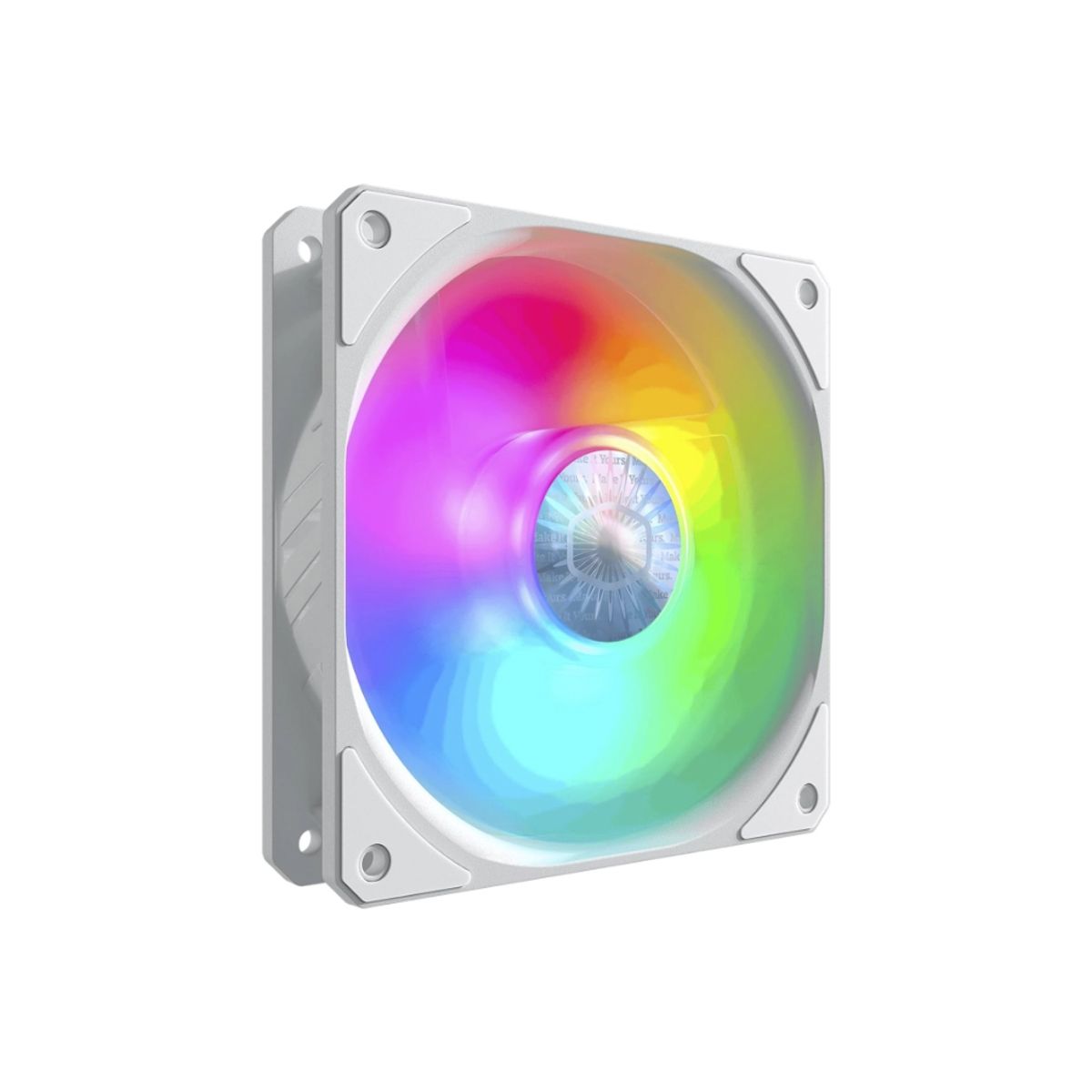 COOLER MASTER - Ventilador Rgb De 120Mm Cooler Master Sf120 En Blanco - Ilumina Y Enfría Tu Pc Con Estilo