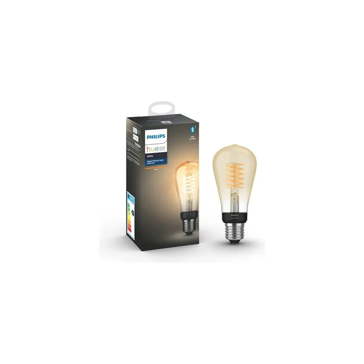 PHILIPS - Bombilla Inteligente Philips Hue 929002241201 E27 8W Blanco
