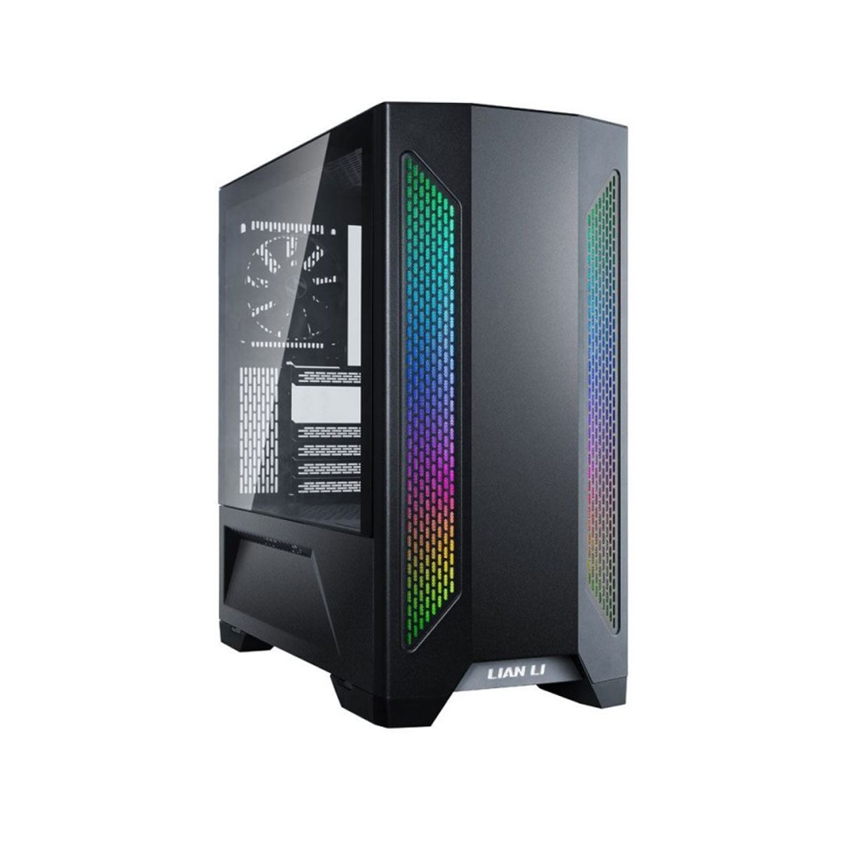 LIAN LI - Gabinete Mid Tower Lian Li Lancool Ii-X Rgb Negro Eficiente Refrigeración Y Diseño Elegan