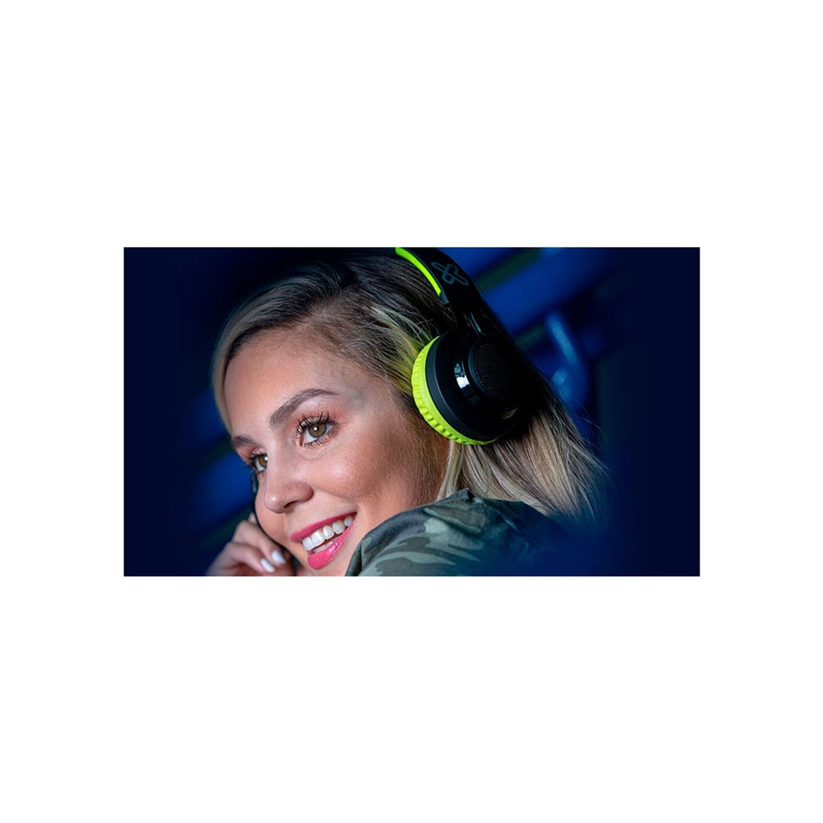 KLIP XTREME - Auriculares Bluetooth Klip Xtreme Khs-659 Con Efectos Led, Sonido Envolvente Y Estilo Mode