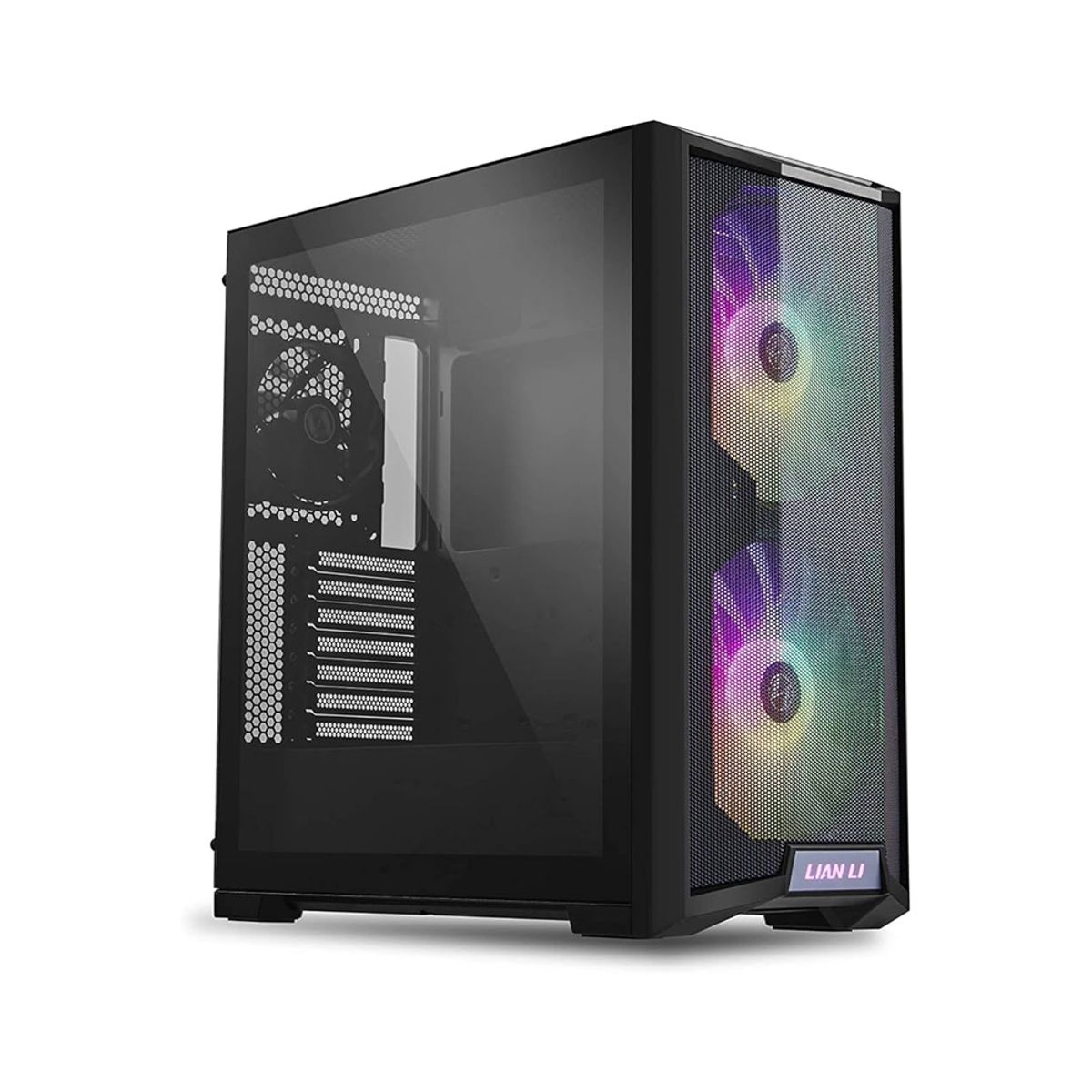 LIAN LI - Caja Mid Tower Lian Li Lancool 215 Con 2 Ventiladores Argb De 200Mm - Diseño Elegante Y Es