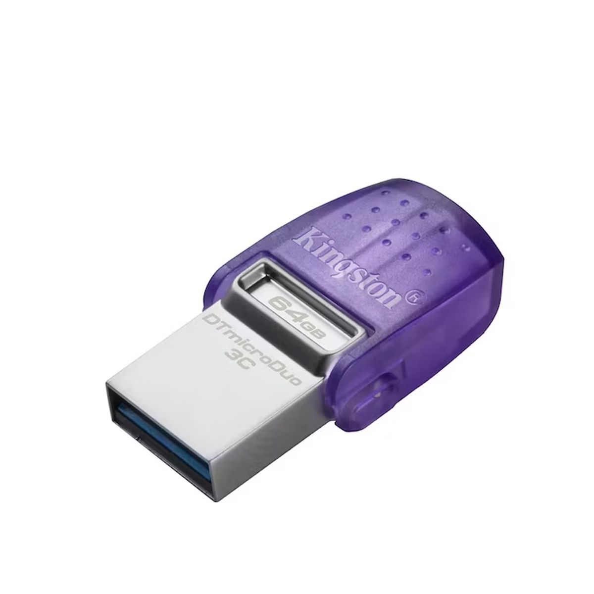 KINGSTON - Unidad Flash Kingston Datatraveler Microduo 64Gb - Usb 3.2 Tipo C Y A, 200Mb/S, Violeta