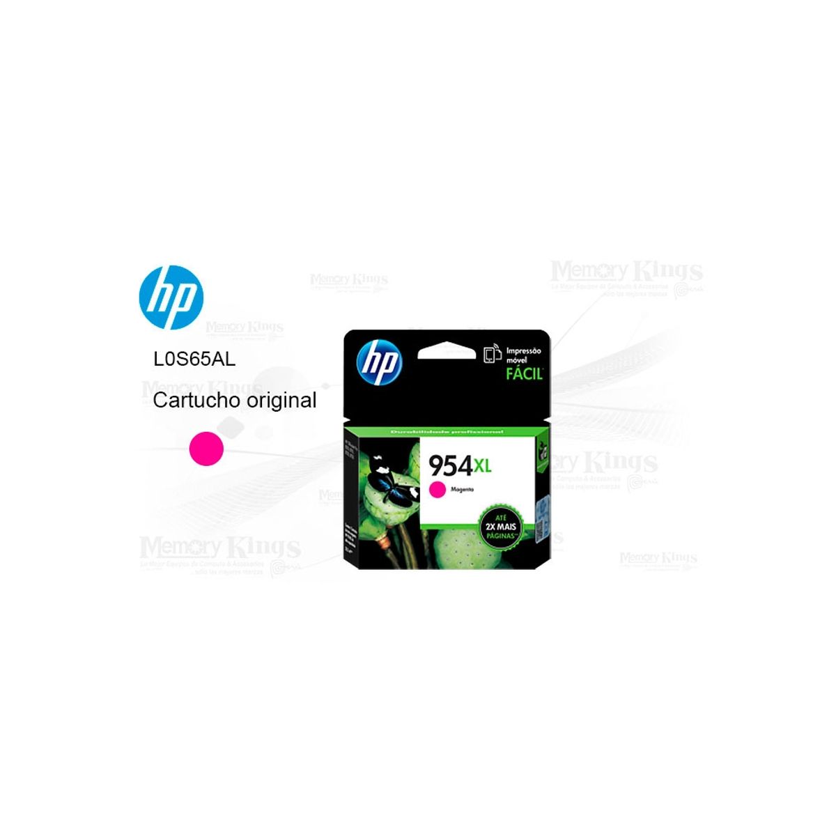 HP - Cartucho De Tinta Hp 954Xl Magenta Original De Alta Capacidad Para Impresiones Vibrantes Y
