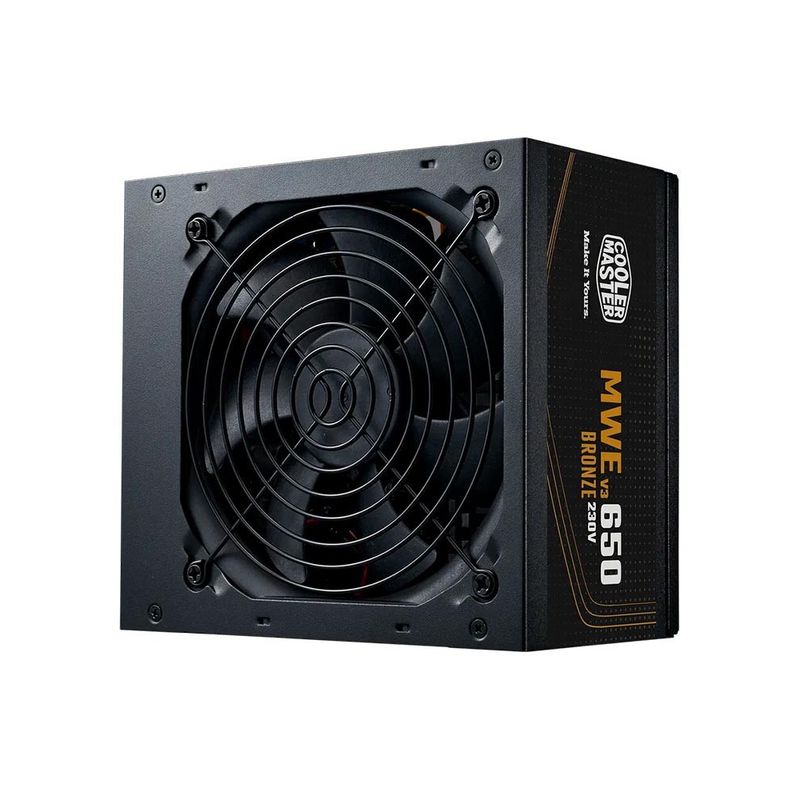 COOLER MASTER - Fuente De Alimentación Cooler Master Mwe Bronze 650W Atx 80 Plus, Eficiente Y Confiable Pa