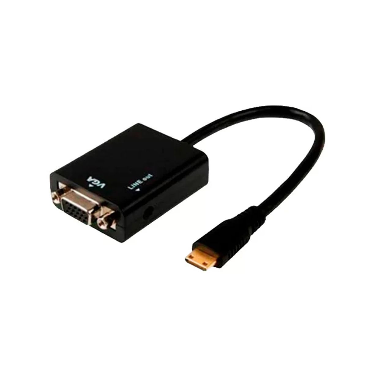 BELCOM - Adaptador Hdmi A Vga Delcom - Conexión Fácil Y Rápida Compatible Con Múltiples Dispositiv