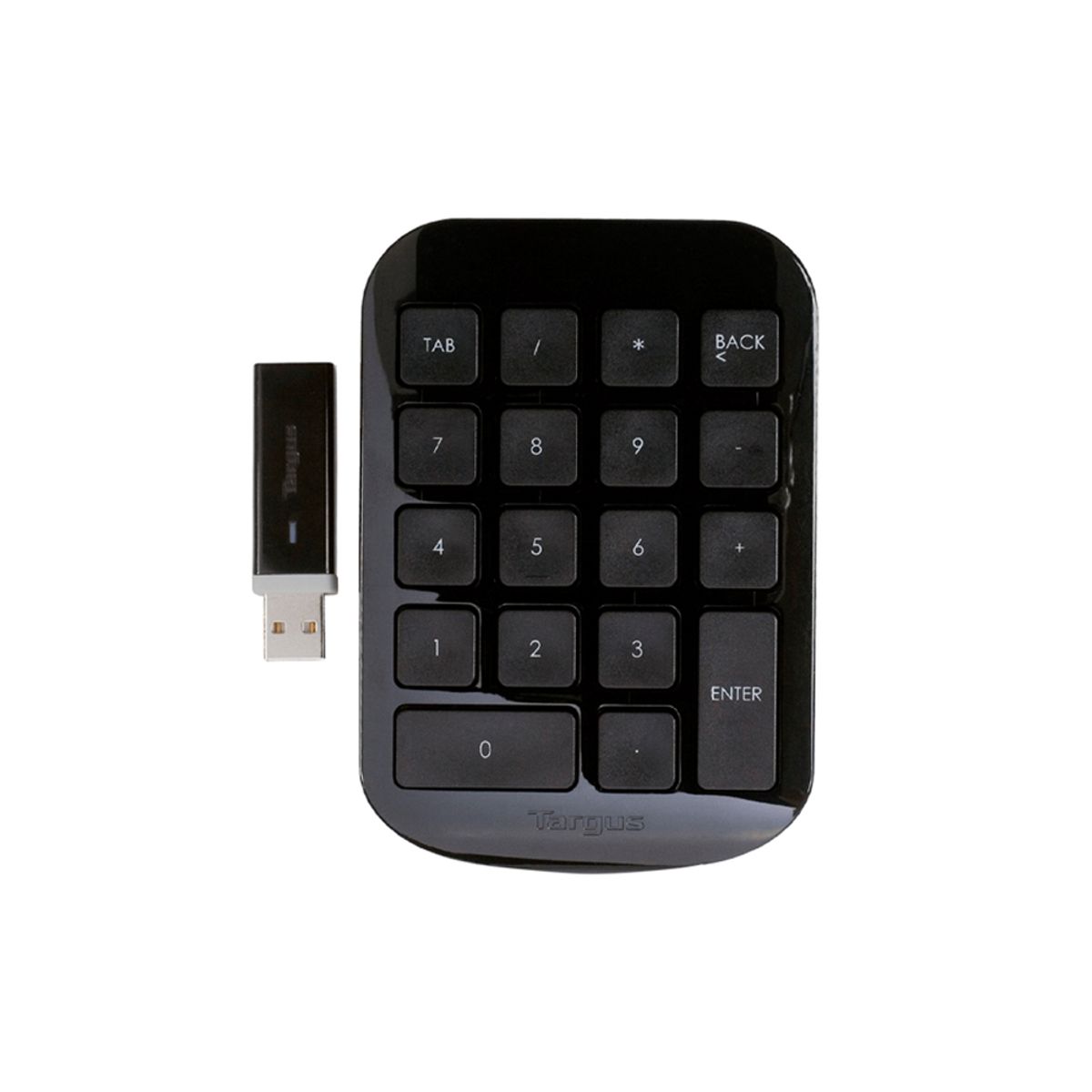 TARGUS - Teclado Numérico Inalámbrico Targus Usb Negro  Comodidad Y Eficiencia Para Tu Trabajo