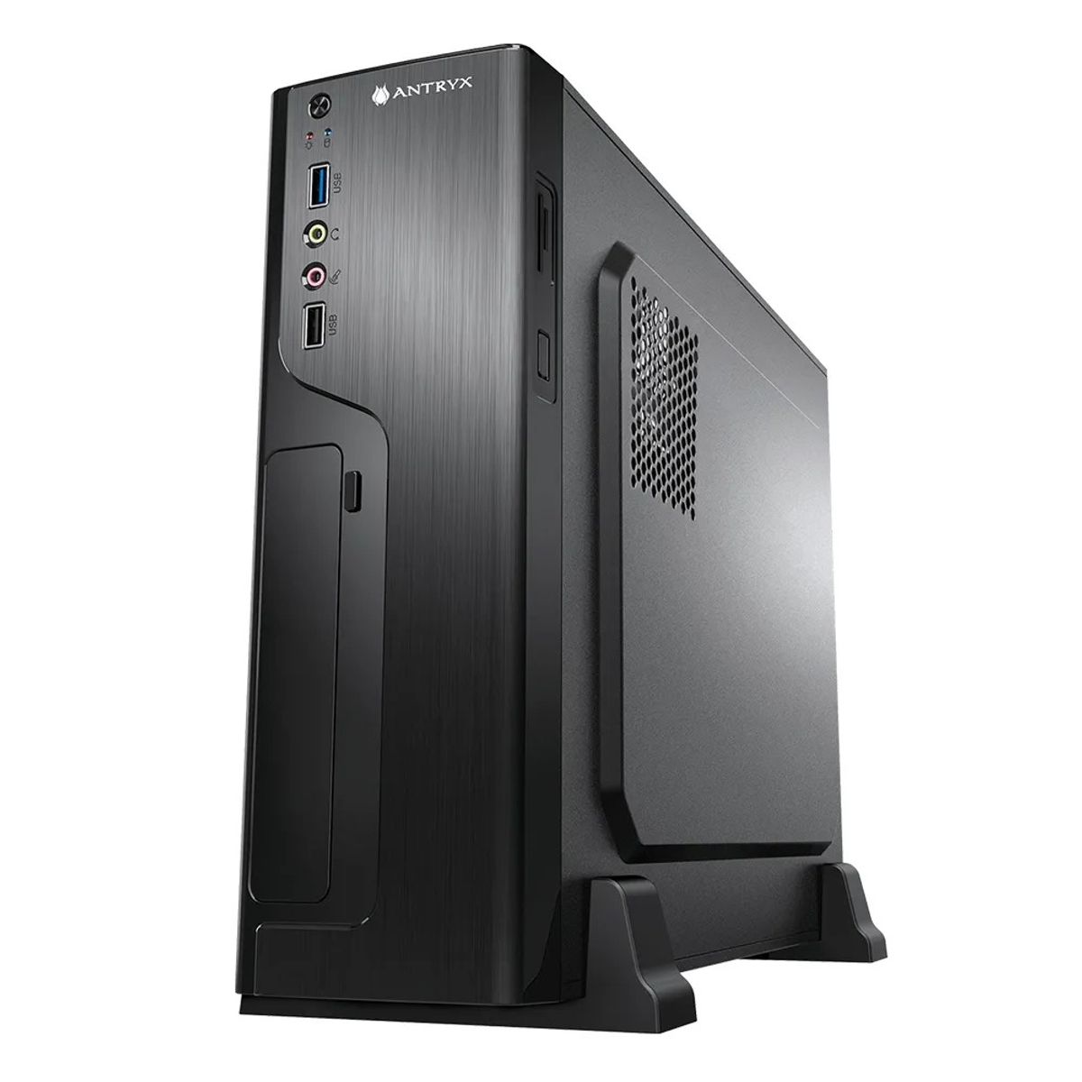 ANTRYX - Case Antryx Xtreme Xs-120 Negro Slim Y 350W Ideal Para Pcs Compactas Y Elegantes