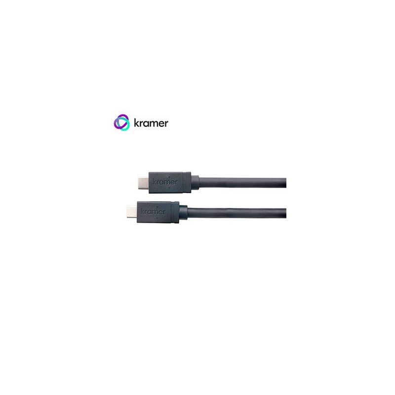 RAZER - Cable Usb-C A Usb-C 3.2 Kramer De 3.05 M - Conectividad Rápida Y Fiable Para Tus Dispositi