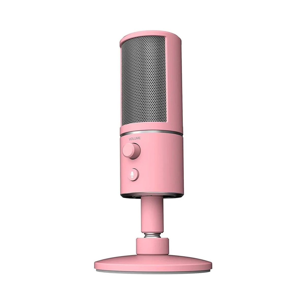 RAZER - Micrófono Razer Seiren X En Rosa Quartz - Calidad De Sonido Profesional Y Diseño Elegante