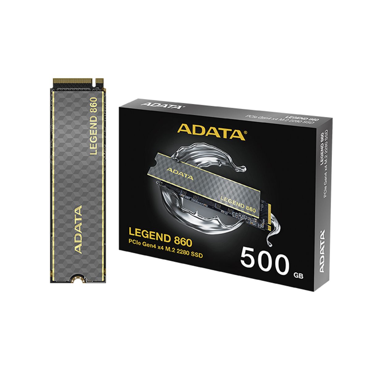 ADATA - Adata Legend 860 Ssd 500Gb M.2 Nvme 4.0 - Alta Velocidad Para Portátil Y Consola De Juegos