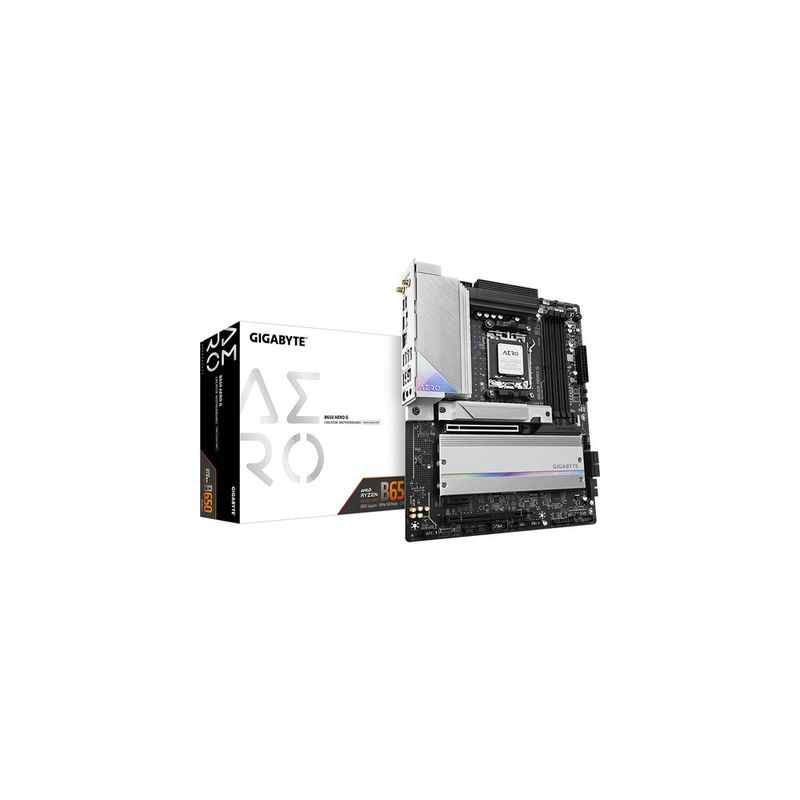 GIGABYTE - Tarjeta Madre Gigabyte B650 Aero-G Am5, Soporte Ddr5, 192 Gb, Alta Velocidad 8000 Mhz, Ide