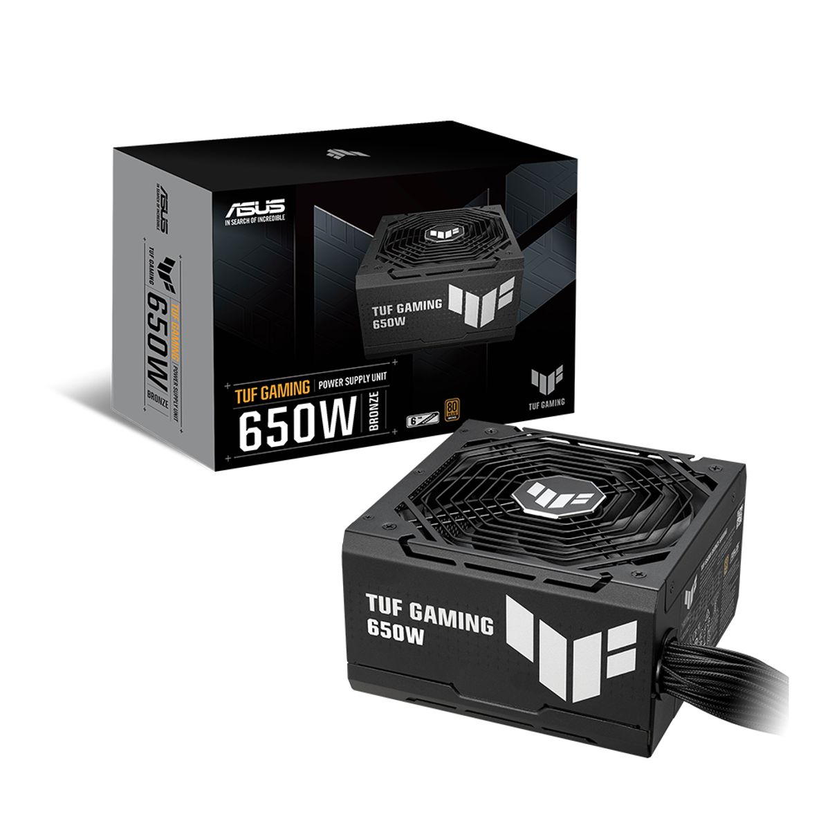 ASUS - Fuente De Poder 650W Asus Tuf Gaming 80 Plus Bronze - Eficiencia Y Rendimiento Superior
