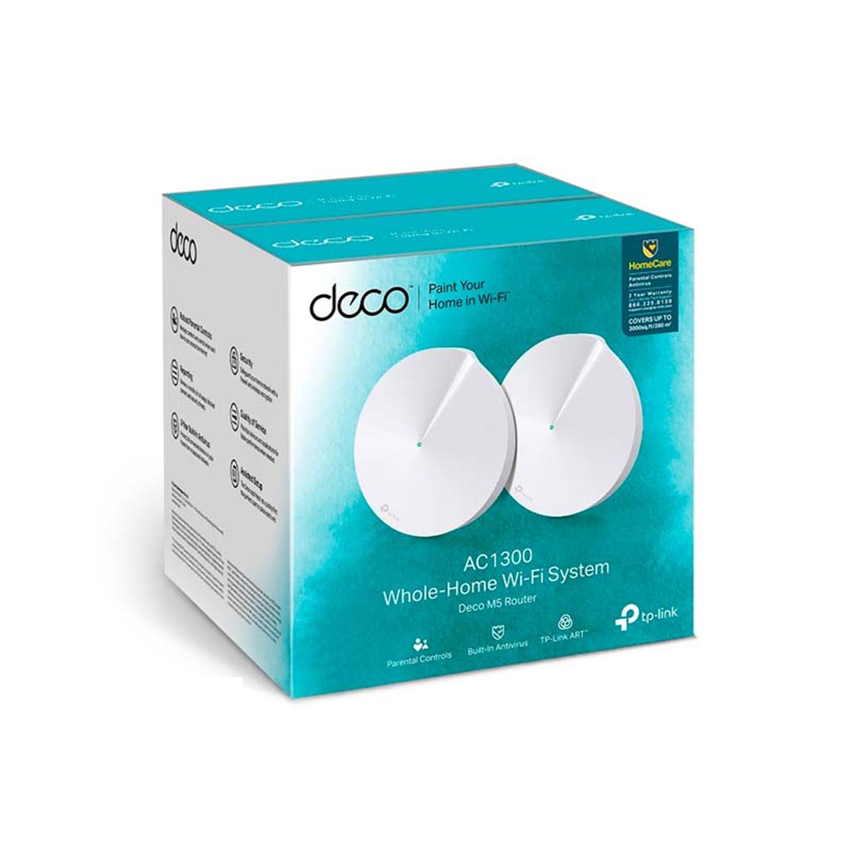 TP LINK - Router Tp-Link Deco M5 Mesh Ac1300 - Paquete De 2 Dual Band Alta Velocidad Y Cobertura E