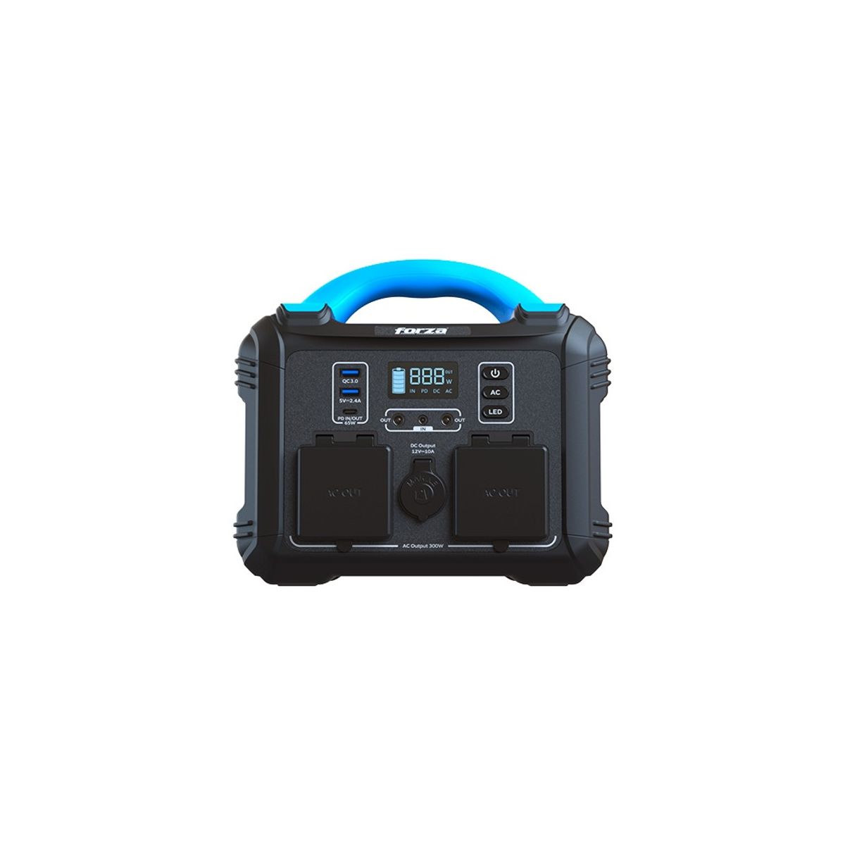 FORZA - Forza Titan Series Power Station 300W - Respaldo De Batería Ac 220V Con Tecnología Lmfp