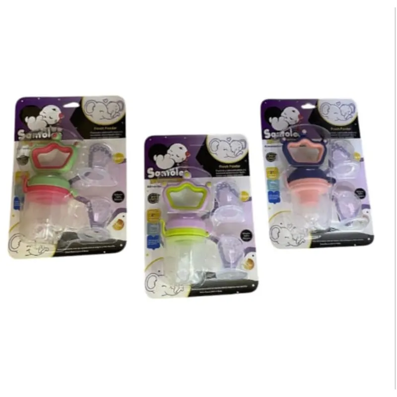 SANTOLEE - CHUPON DE FRUTAS CON DOBLE REPUESTO MODELO CORONA