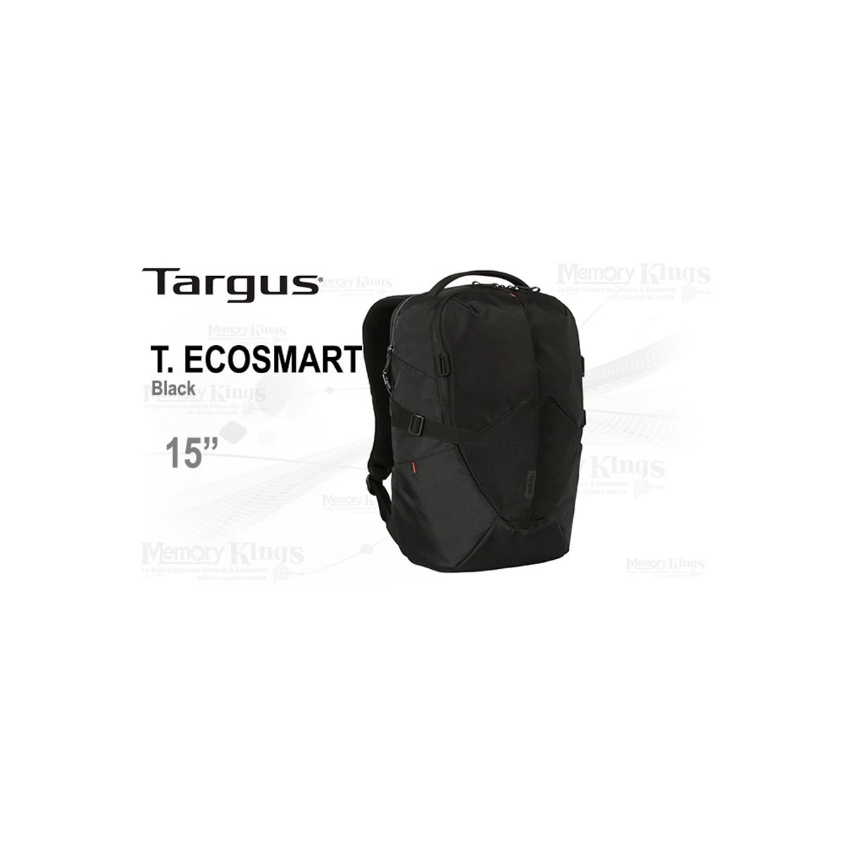 TARGUS - Mochila Targus Terra Ecosmart 16 Negra 23L Ecológica Y Resistente Para Laptop Y Accesor