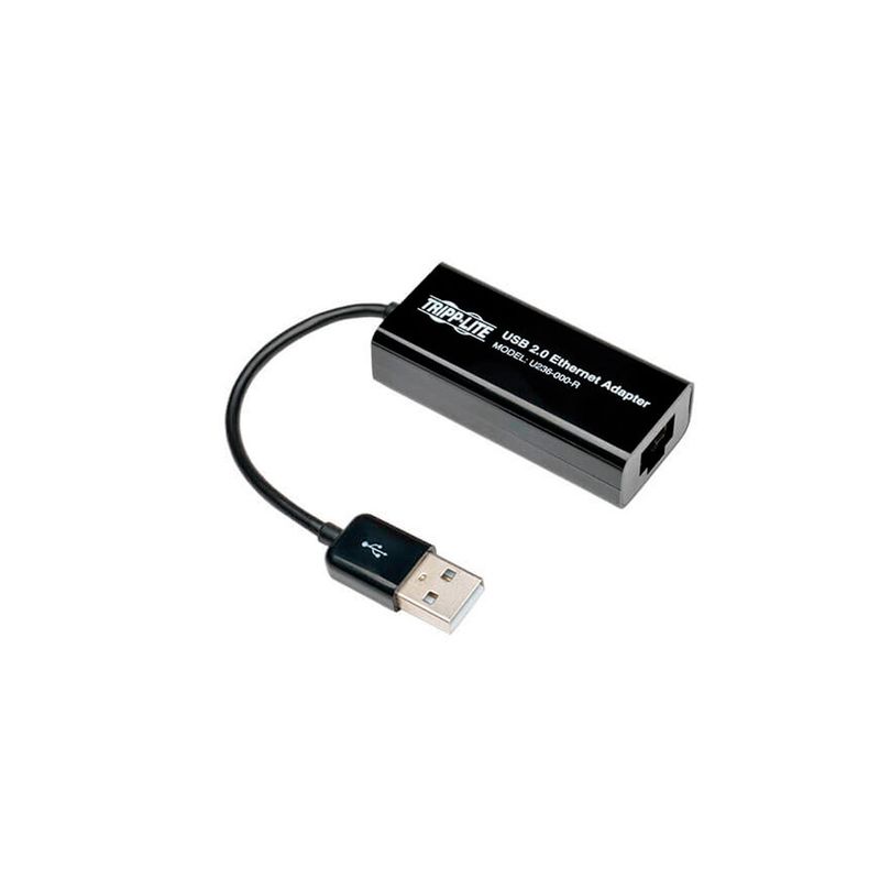 TRIPP LITE - Adaptador Tripp-Lite Usb 2.0 A Rj-45 Net 10/100, Conexión Rápida Y Confiable