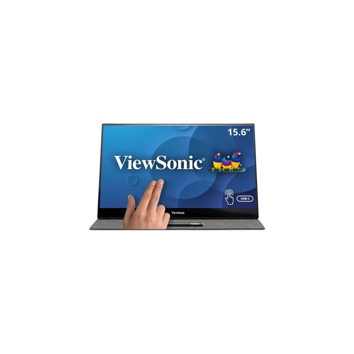 VIEWSONIC - Viewsonic Td1655 Monitor Táctil Portátil De 15.6 Full Hd 1920X1080 - Ideal Para Trabajar E