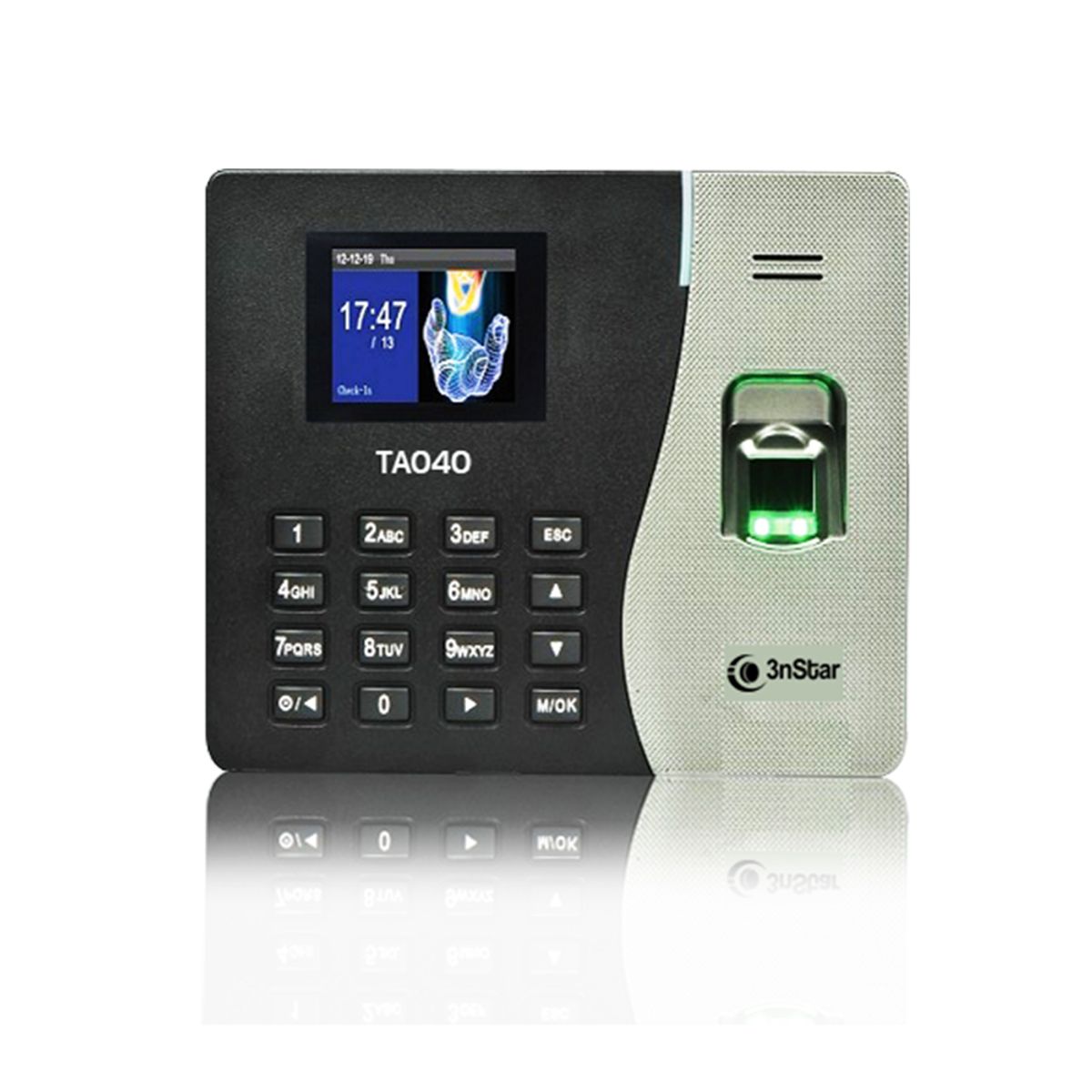 3NSTAR - Reloj Biométrico 3Nstar Ta040 Lector De Huella Tcp/Ip Usb Host Batería De Respaldo