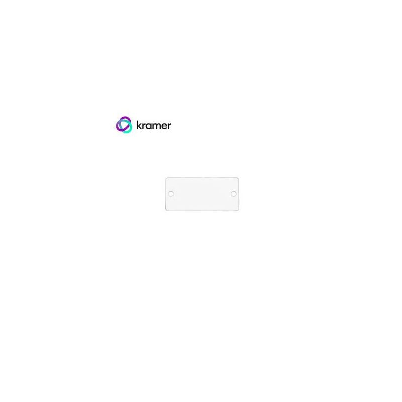 RAZER - Placa De Pared Kramer W-Blank En Blanco - Tapas Ciegas Para Instalación Limpia Y Ordenada
