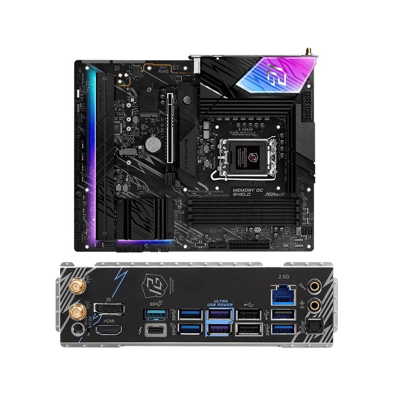 ASROCK - Placa Base Asrock B860 Lightning Wifi Atx Con Chipset Intel, Hdmi, Dp Y Lga 1851
