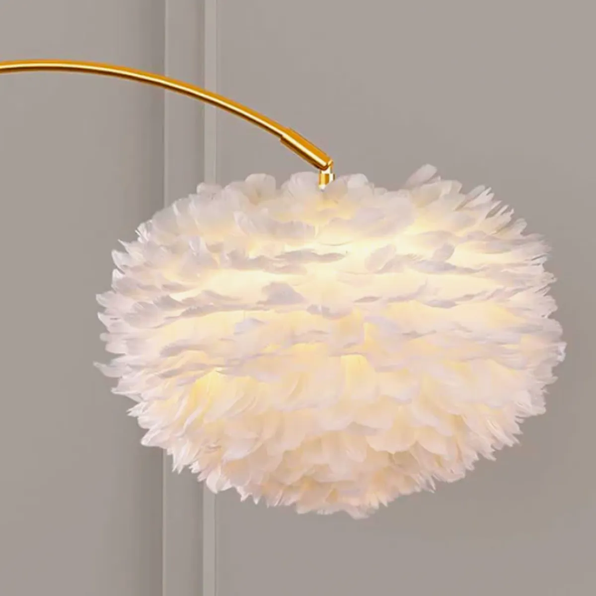 GENERICO - Lámpara de Pie Gold Led