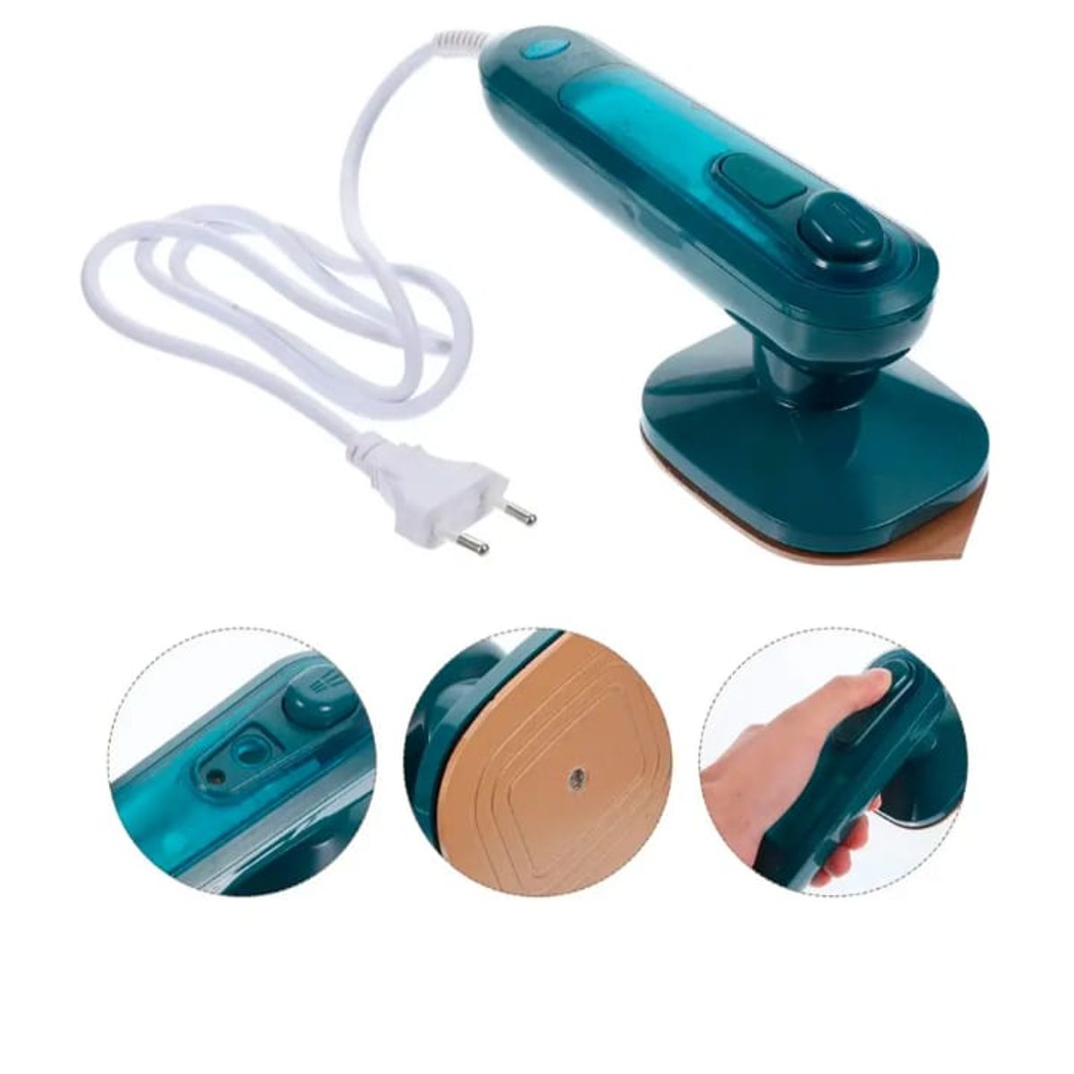 GENERICO - MINI PLANCHA VIAJERA  VAPOR ELECTRICA