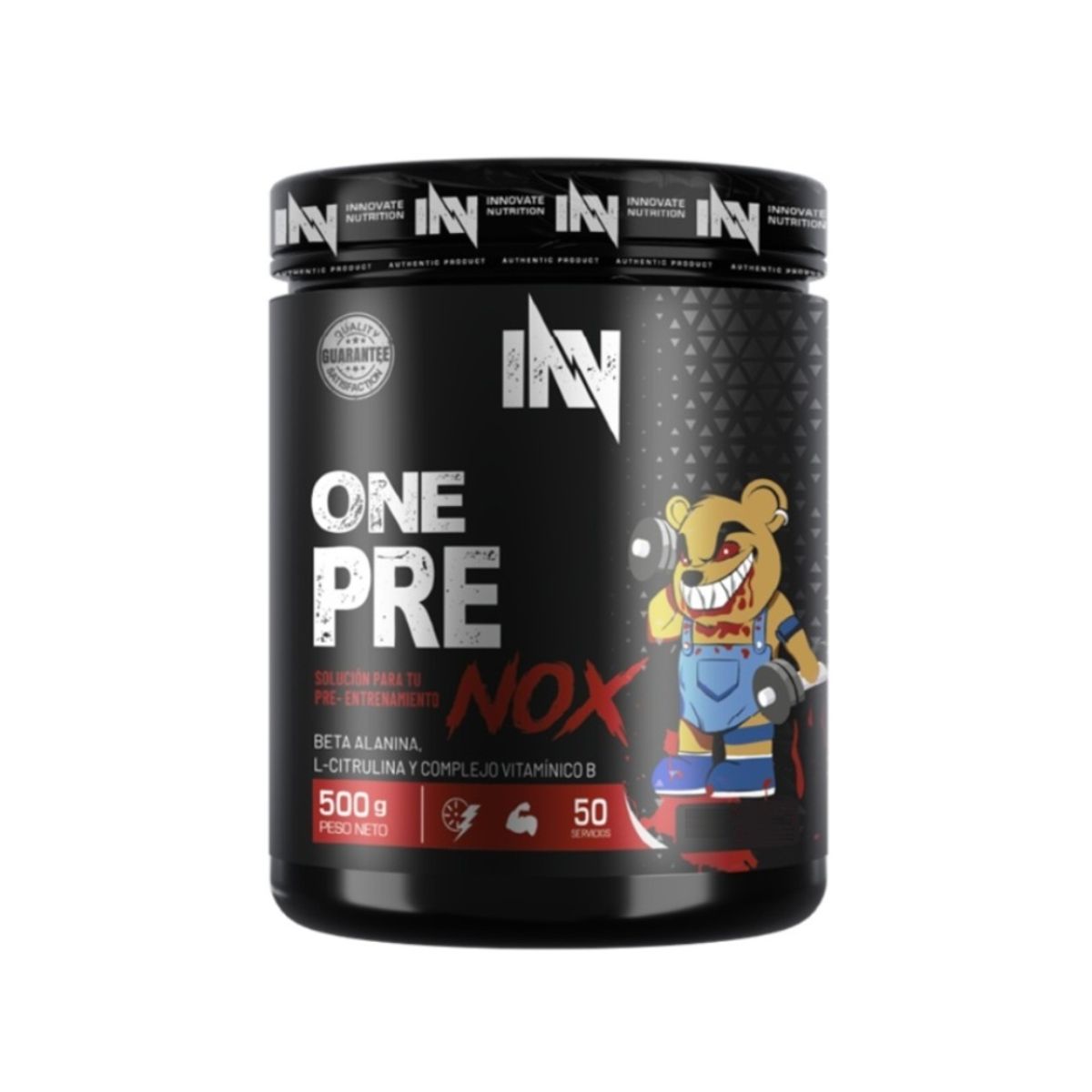 INN INNOVATE NUTRITION - Óxido Nítrico One Pre Nox 500gr Fruit Punch