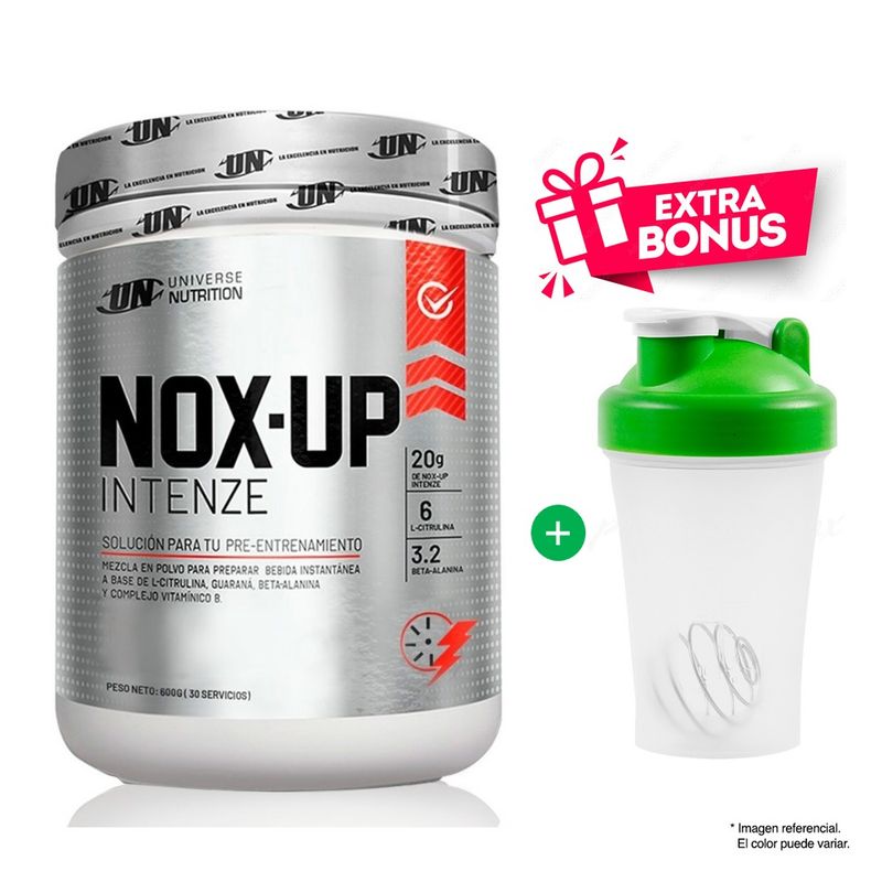 UNIVERSE NUTRITION - Nox Up Intenze 600gr Citrus Punch Universe Nutrition