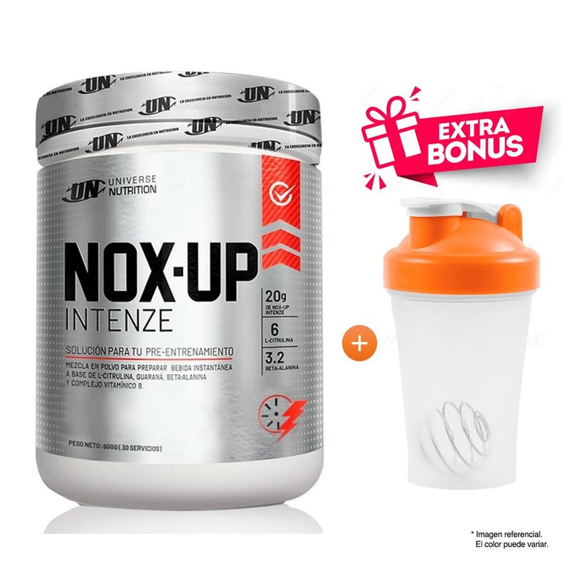 UNIVERSE NUTRITION - Óxido Nítrico Nox Up 600g Citrus Punch