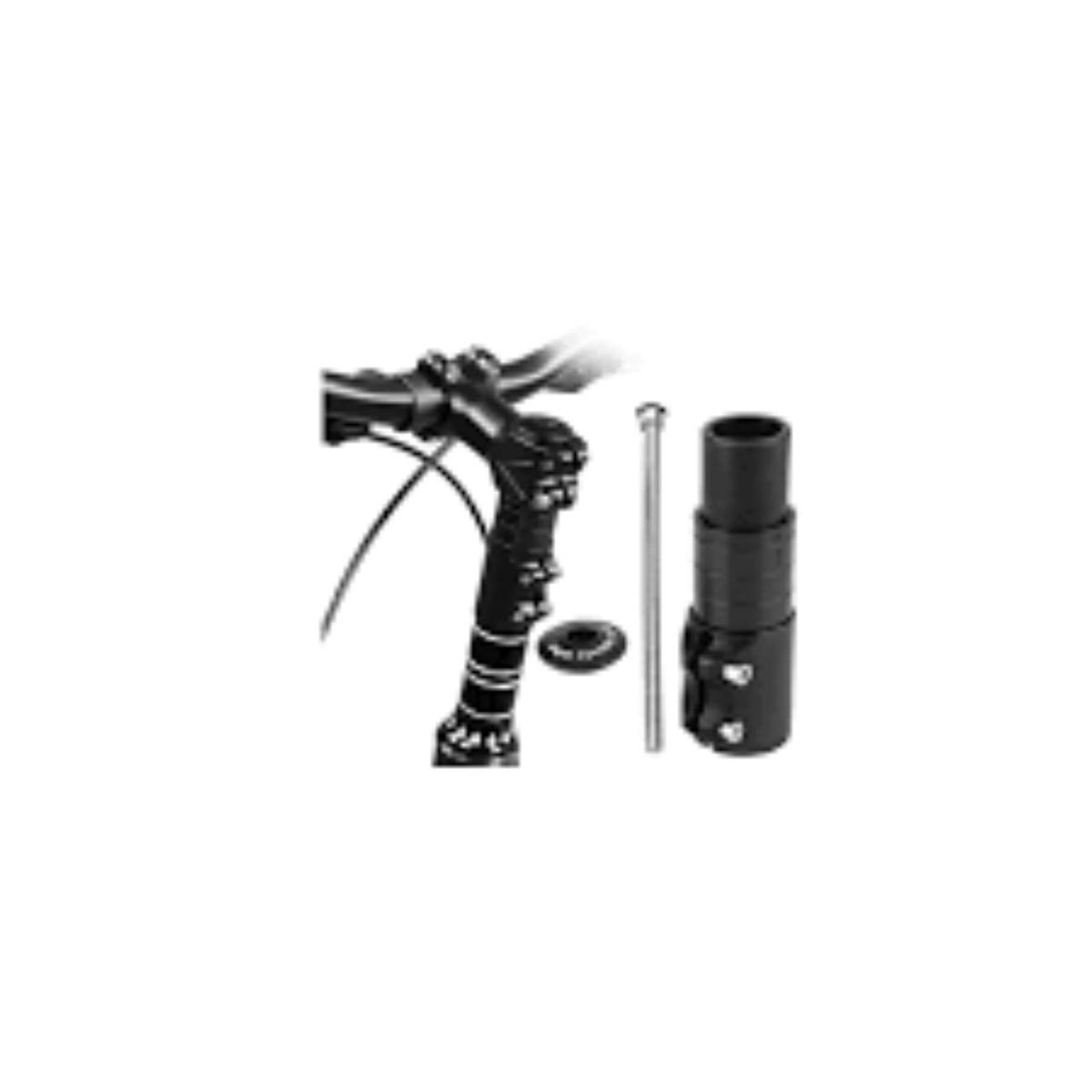 GENERICO - LUZ DELANTERA+POSTERIOR+ELEVADORTIMON+AMORTIGUADOR DE BICI
