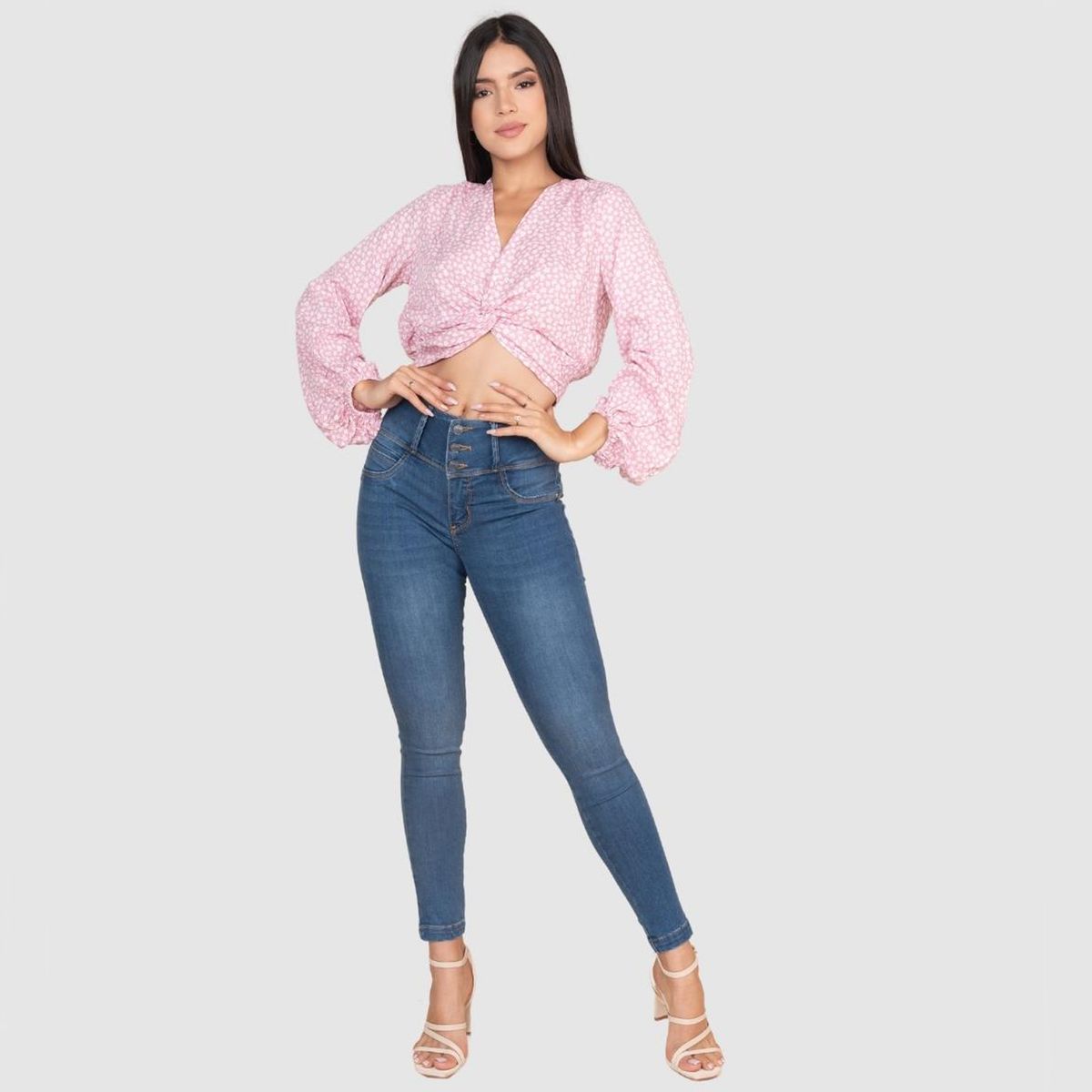 JAROLA - Pantalón Pitillo Denim Jarola Anahi