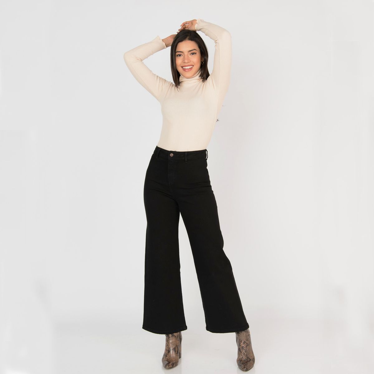 JAROLA - Pantalón Palazzo Denim Jarola Alison