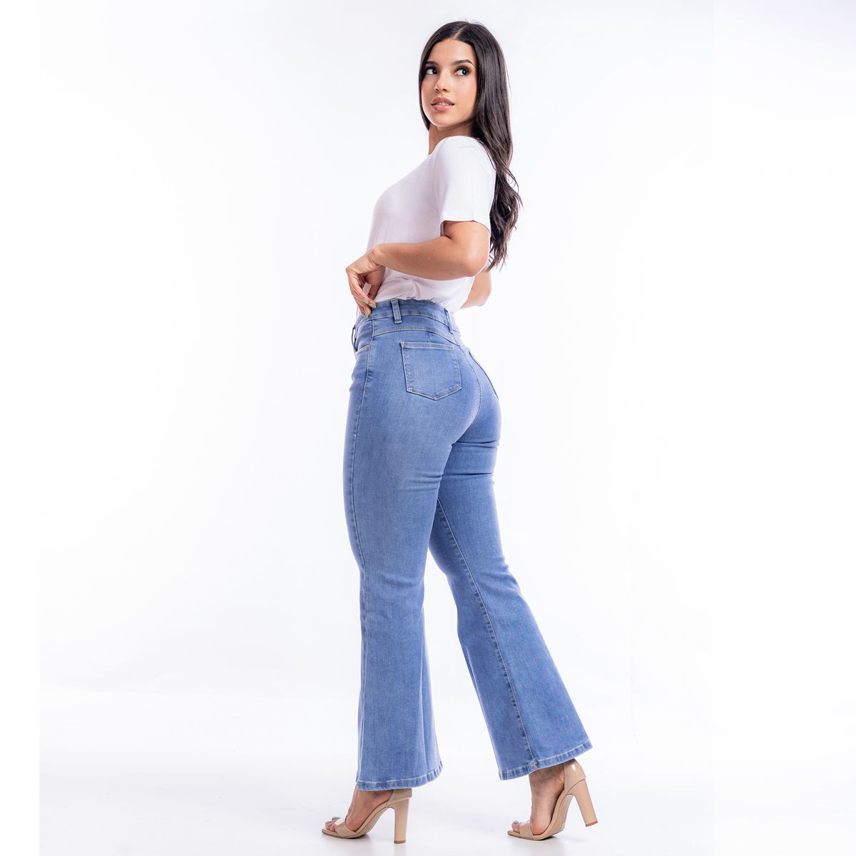 JAROLA - Pantalón Denim Flare Jarola Irene