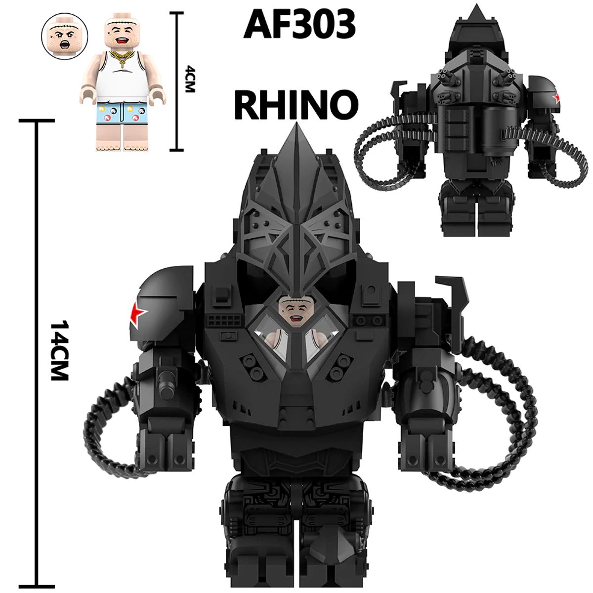 GENERICO - Minifiguras de superhéroes X AF303