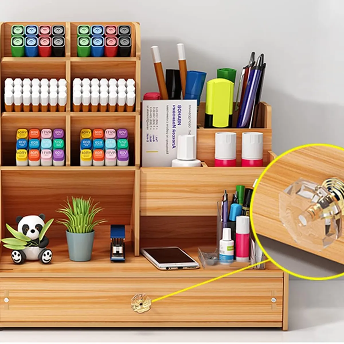 GENERICO - ORGANIZADOR DE ESCRITORIO DE ÚTILES ESCOLARES DE OFICINA