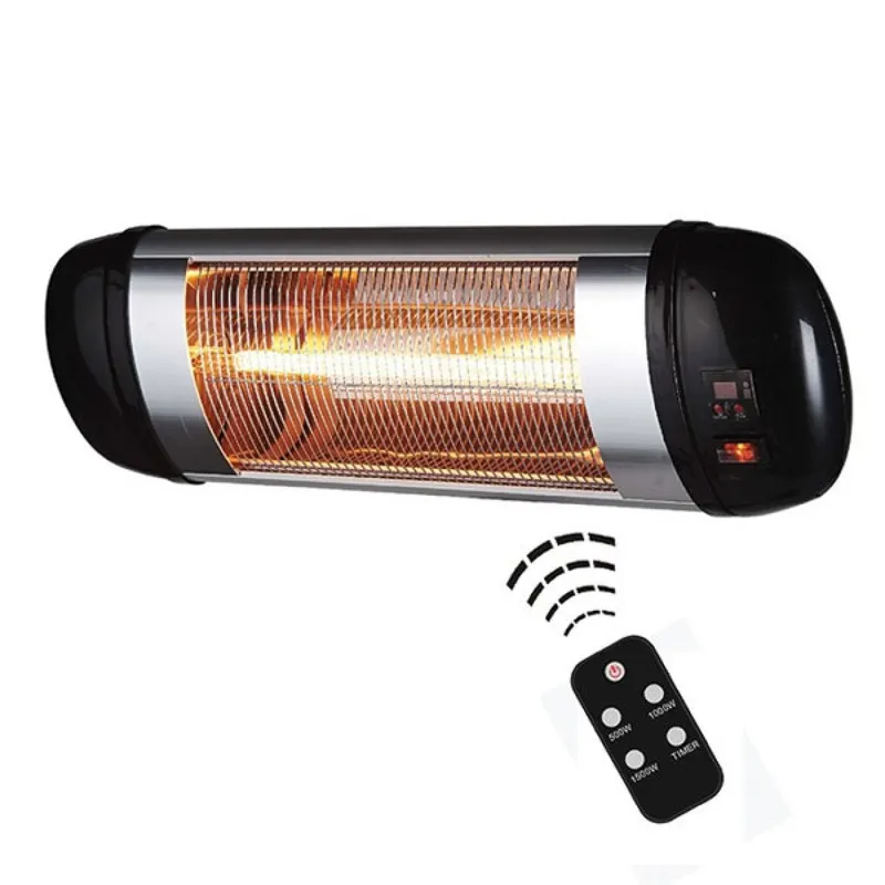 AREBOS - Calentador infrarojo de pared con control remoto 2500W