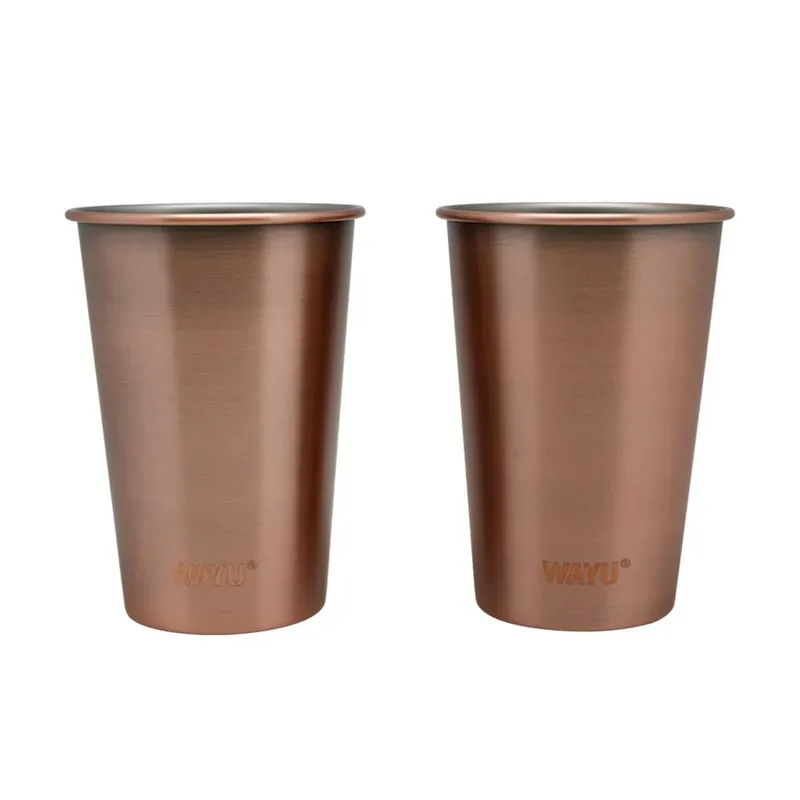 WAYU - SET 2 VASOS COPPER LINE 500 ML WAYU