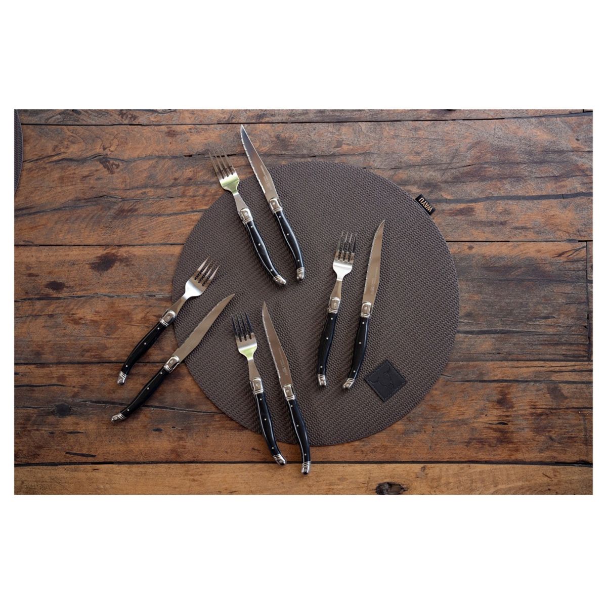 WAYU - INDIVIDUAL PU REDONDO 4 PIEZAS WAYU