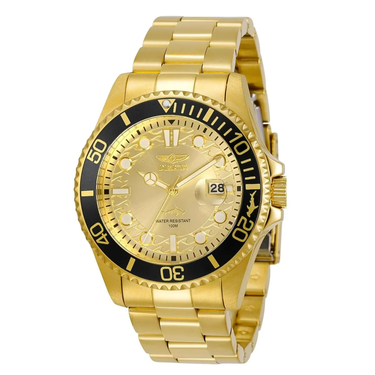 INVICTA - Invicta Reloj de cuarzo Pro Diver para hombre - color Dorado Oro