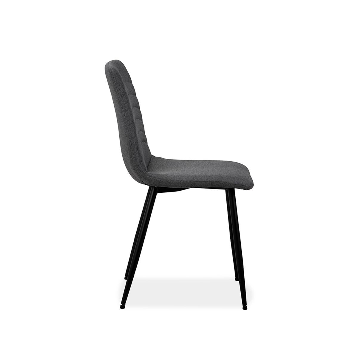 TUGO - Silla de Comedor Kaja Gris Oscuro