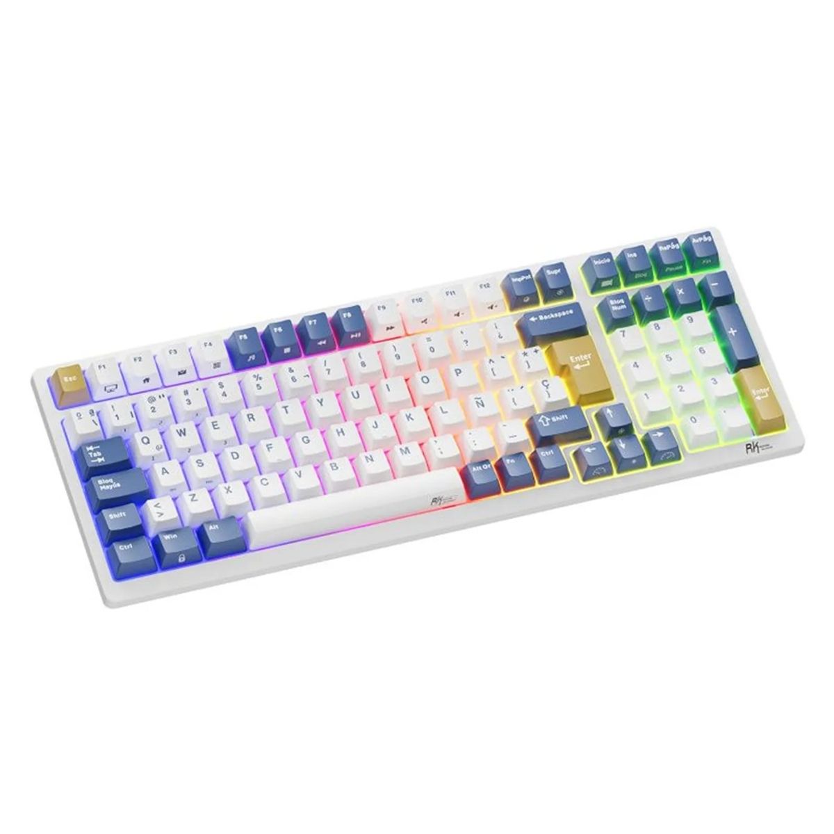 ROYAL KLUDGE - TECLADO GAMER RK-D98 INALAMBRICO