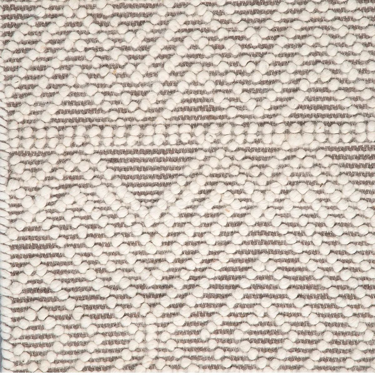 TUGO - Alfombra Rectangular Azteca 150 x 240Cm Lana Gris