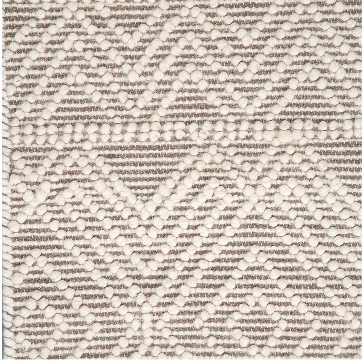 TUGO - Alfombra Rectangular Azteca 150 x 240Cm Lana Gris