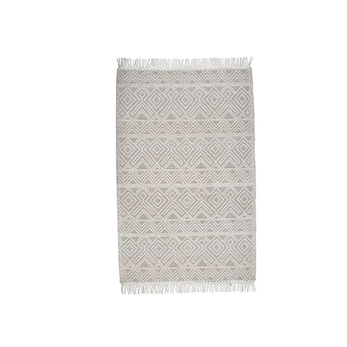 TUGO - Alfombra Rectangular Azteca 150 x 240Cm Lana Gris